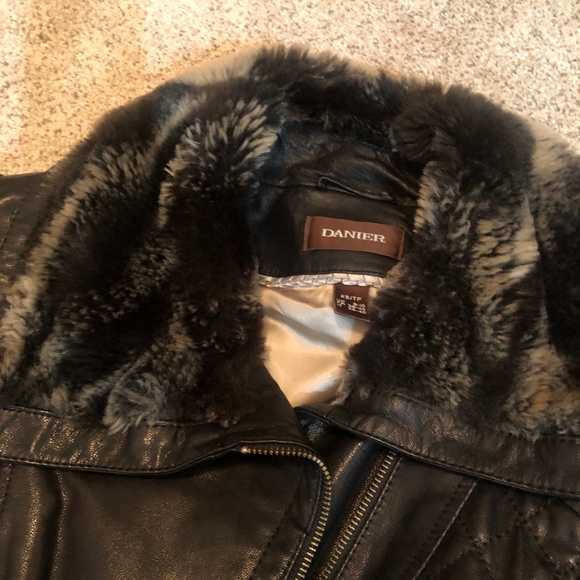 DANIER LEATHER JACKET XS - Picture 2 of 3